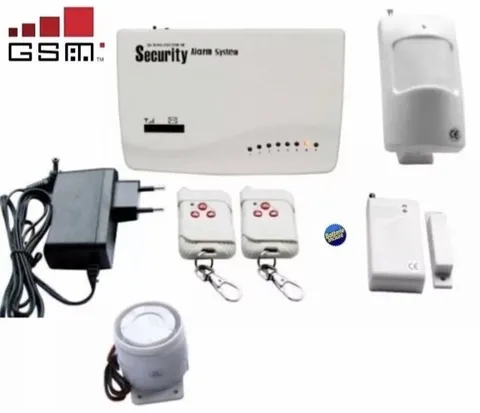 Wireless Burglar Alarm Kit GSM Control Unit Security Home Office PIR Phone