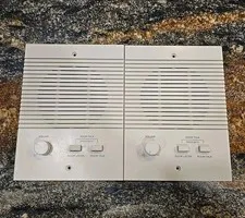 M&S Systems N35 White Push Button Voice Intercom Indoor Speaker