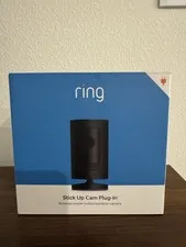 Ring Stick Up Cam Plug-In Indoor/Outdoor 1080p Security Camera - Black
