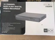 W Box 16 Channel 960H H.264 DVR 2TB Hard Drive Included 