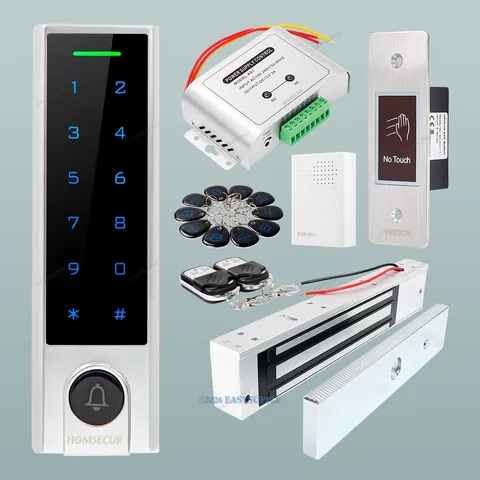 HOMSECUR Weatherproof WIFI RFID Access Control Set Lock APP Unlock