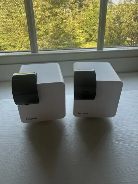 Petcube Cam Indoor Wi-Fi Cube Camera 1080p White 2-Pack (2 Cameras)