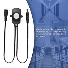 Mini PIR Infrared Motion Sensor Detector Switch LED Strip Automatic Switch Black