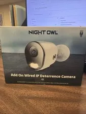 Night Owl Add On Wired Indoor/Outdoor IP Deterrence 4K Security Camera