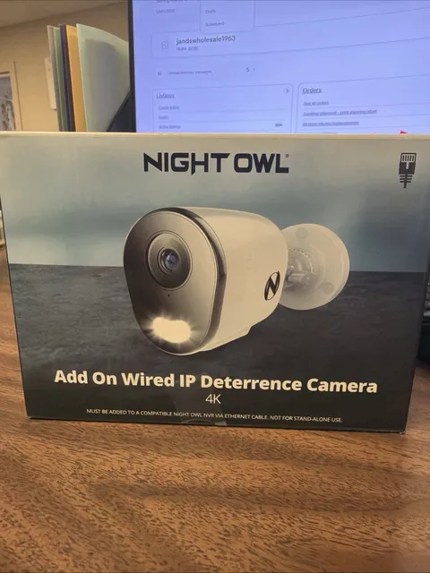 Night Owl Add On Wired Indoor/Outdoor IP Deterrence 4K Security Camera
