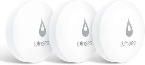 Wifi Water Leak Detector, 3 Pack Water Sensors(Hub Not Included), Easy Set Up, 1
