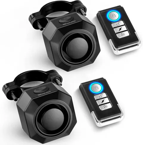 USB Rechargeable Bike Alarm with Remote, 110Db Loud Wireless anti Theft Vibratio