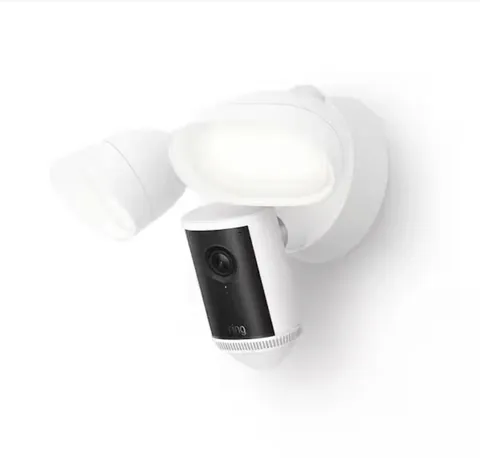 Ring Floodlight Cam Pro 2nd Gen 4K Wired/Wi‑Fi 2‑Way Audio Outdoor Black
