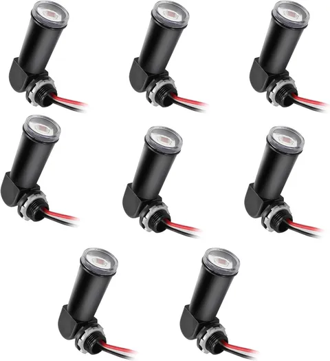Photocell Light Sensor 8 Pack Outdoor Dusk To Dawn Swivel