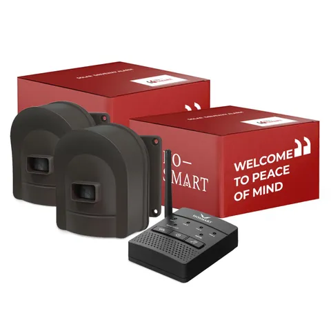 1/2 Mile Hosmart Driveway Alarm Wireless Sensor System | Driveway Sensor Aler...