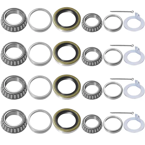 shliyitx Trailer Axle Bearing Kit 4 Set L68149 L44649