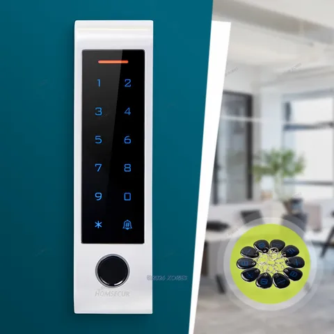 WIFI RFID Access Control Reader With 10pcs KeyFobs For Security Door System