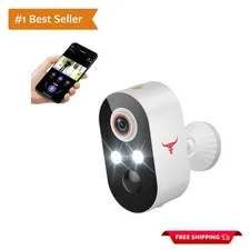 Security Cameras Wireless Outdoor 1080P, 120° View, Battery Powered, Color Ni...