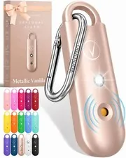 Personal Alarm for Self Defense with Low Battery Notice, Strobe Light &