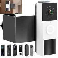 Anti-Theft Doorbell Mount No Drill Compatible with Tapo/Orbitell/Eufy/Aosu Vi...