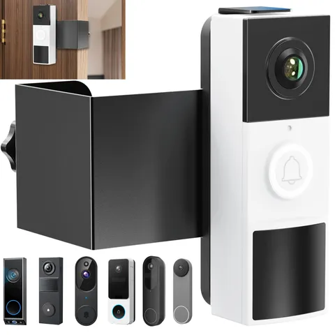 Anti-Theft Doorbell Mount No Drill Compatible with Tapo/Orbitell/Eufy/Aosu Vi...