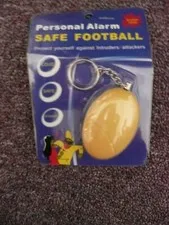 personal alarm safe football  yellow new