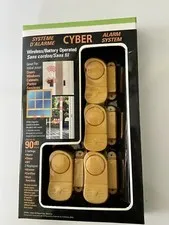 Vintage Cyber Wireless/Battery Operated Alarm System New In Box