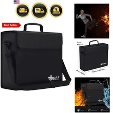 Fireproof Document Bags, 15x12x5” Large Fireproof & Water Resistant Bag, Hold...