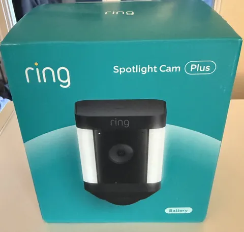 Ring Spotlight Cam Plus, Battery - Black