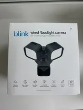 NEW Blink Wired Floodlight Camera HD Smart Security Cam Alexa Sealed - Black