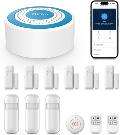 Home Alarm System, Alarm System for Home Security with 120Db Siren, Door Window