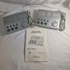 Westinghouse 4-Channel Voice-Activated Wireless Intercom 2003 #WHI-4CUPG SILVER