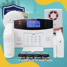 HOMSECUR Villa Burglar Intruder Alarm System With Sensors Detector Flash Siren