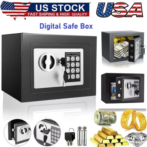 Digital Home Security Electronic Safe Box Fireproof Money Bag Keypad Lock Safe