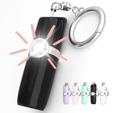 Securityman Personal Safety Alarm for Women | Self 0.94" x 3.19", Black