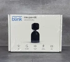 Blink Mini Pan-Tilt Indoor Rotating HD Plug-in Smart Security Camera 2-Way Audio