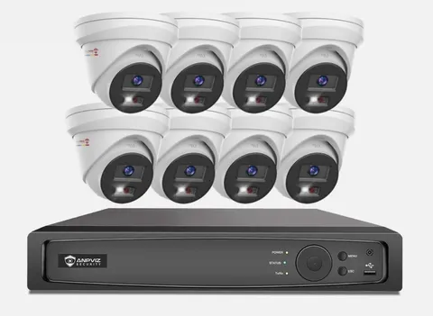 Anpviz IPK-7616MH383W-8-4TB 12MP 16CH NVR 4TB HDD 4K 8MP POE IP Camera System