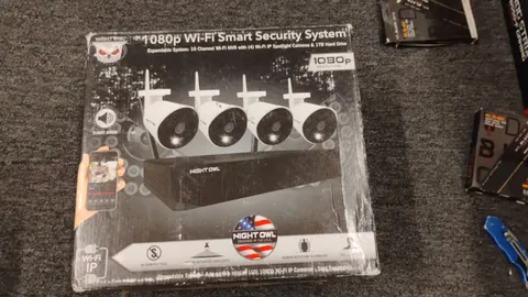 Night Owl 1080p 4-Camera Batt-Powered WiFi Security System WNIP2-4L1 - Obn, X5