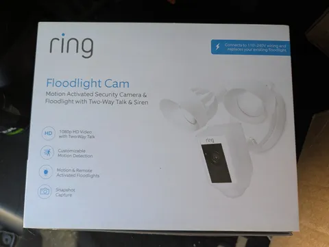 Ring Floodlight Cam 1080p HD Wi-Fi Security Camera w/ Two-Way Talk & Alexa