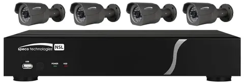 Speco 8 Channel 2 TB NVR with 4 Dome Cameras with 4 Bullet Camera