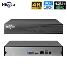 Hiseeu 8CH 16CH 32CH 4K NVR H.265+ Network Video Recorder CCTV System