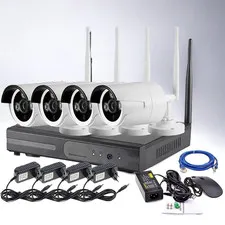 5G Kit 6026HEC -XMW HD Wireless 1080P NVR Security 4 Camera System