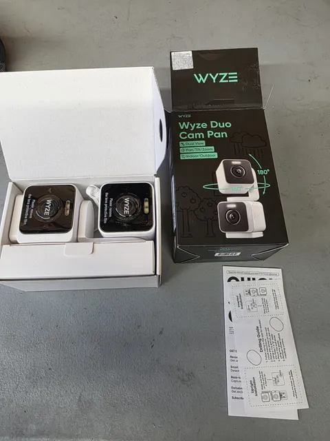 Wyze Duo Cam Pan Dual Pan Tilt Color Night Vision Camera 