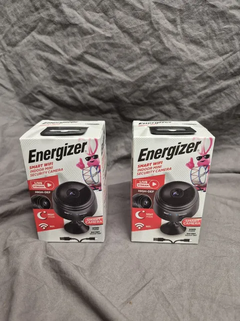 Energizer Smart Wifi Indoor Camera Black-WIFI Security-Night Vision-New Sealed