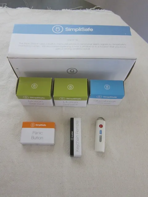 SimpliSafe Home Security System - 1st Generation - 7  Piece Bundle NEW
