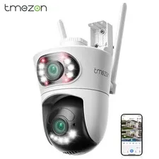 Multi-functional Outdoor Security Camera Dual Lens WiFi 360° PTZ Home Waterproof