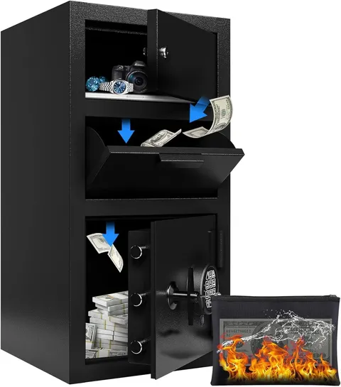 Drop Safe for Business Money Safes with Drop Slot 4.0 CUB Cash Depository Safes