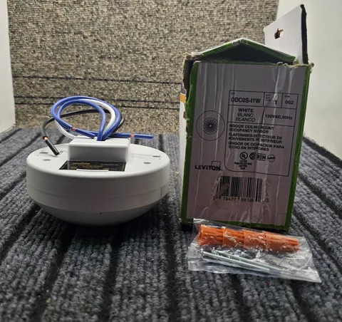 Leviton ODC0S-I1W Self-Contained Ceiling-Mount Occupancy Sensor 120V