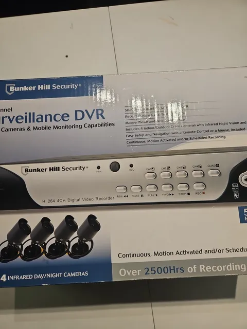 Bunker Hill Security 4-Channel Surveillance DVR Model 68332 - Open Box 