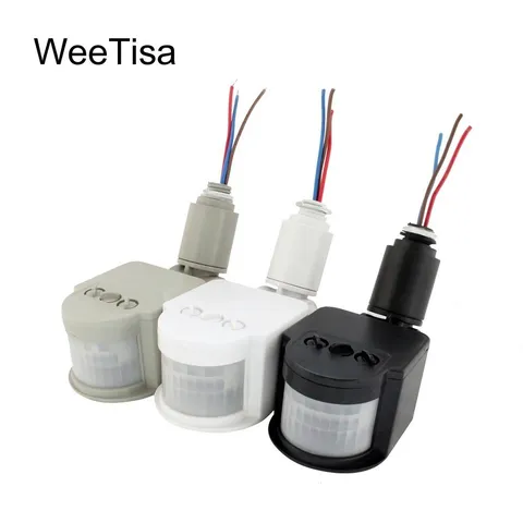 LED Motion Sensor 220V 110V 12V Automatic Infrared PIR Movement Detector Wall Mo