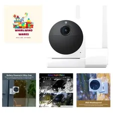 Wyze Cam Outdoor Starter Bundle v2 1 Camera + Base Station - 1080p HD Wireles...