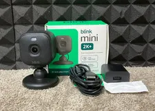 Blink Mini Indoor Camera 2k Black B0F3BB8D37 ✅ ❤️️ ✅ ❤️ NEW OPEN BOX!