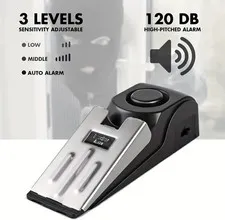 DOOR STOP Alarm Home Hotel Travel Wireless Security Alert Portable Safety Block