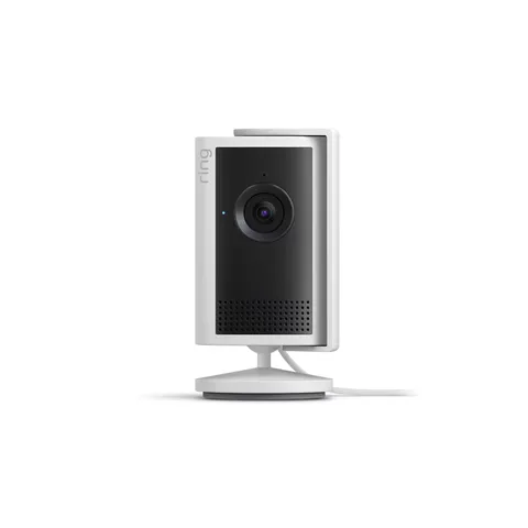 Ring - Indoor Cam Plus, Plug-In, Retinal 2K for enhanced video quality, 6x Zo...