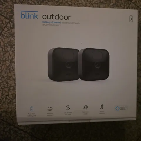 NEW Blink Outdoor Wireless Security Camera Two Pack - Factory Sealed